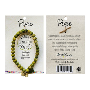 Peace • Kantha Connection Bracelet