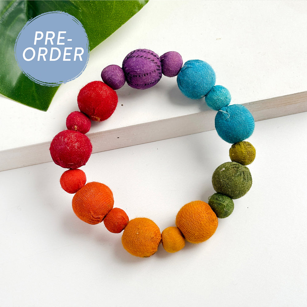 Kantha Prism Bauble Bracelet