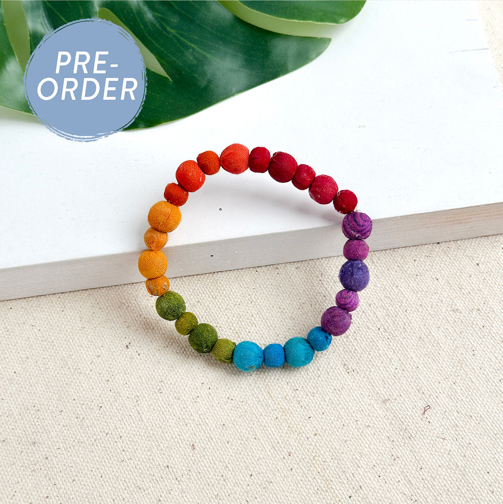 Kantha Prism Poetic Bracelet