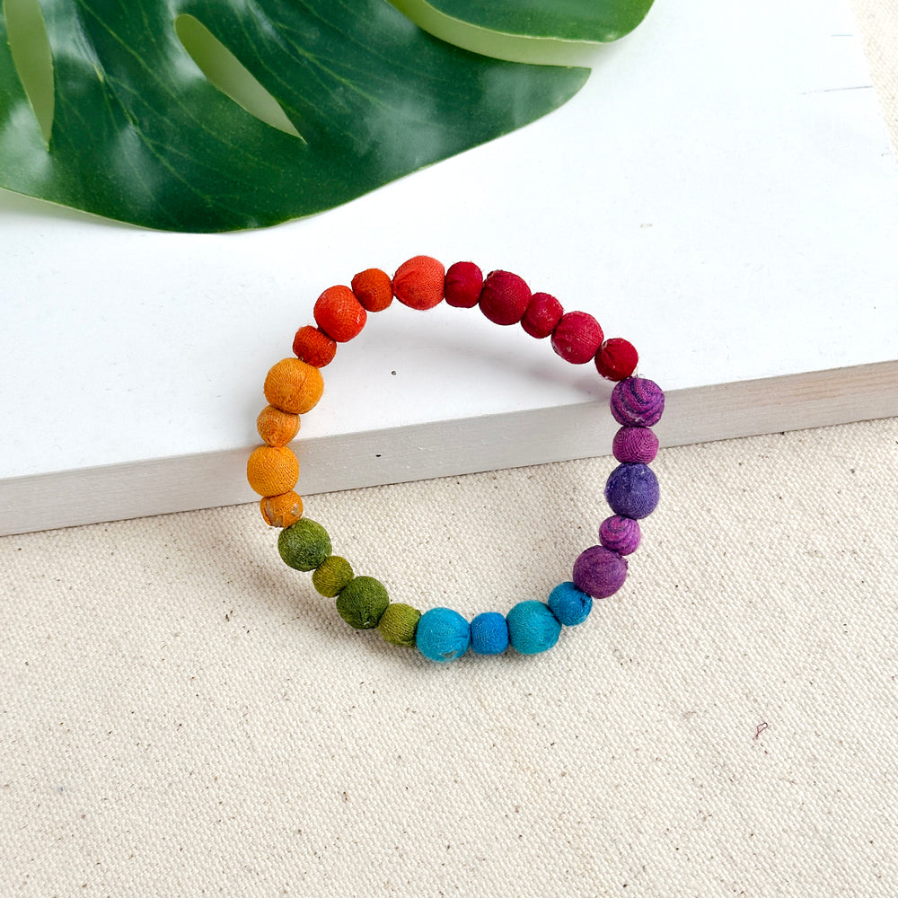 Kantha Prism Poetic Bracelet