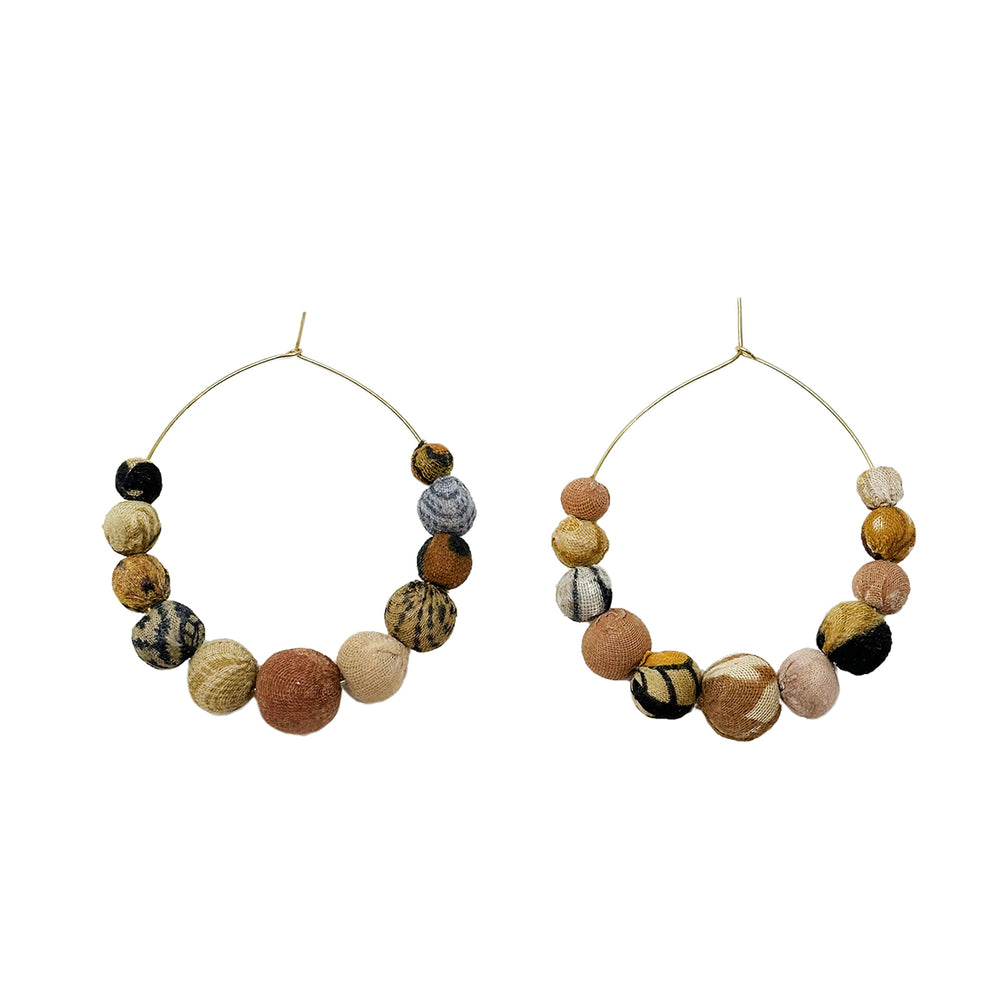 Kantha Desertscape Graduated Hoops