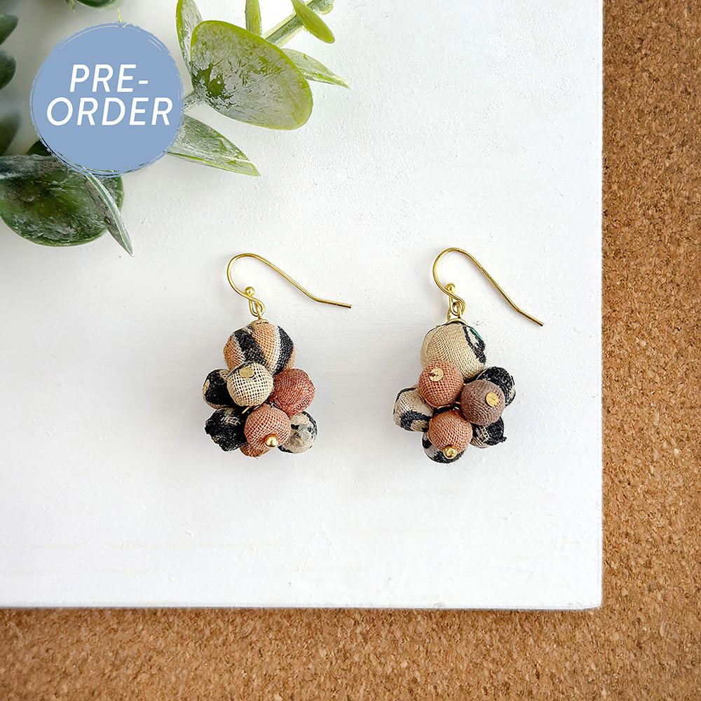 Kantha Desertscape Drop Earrings