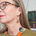 Kantha Milieu Charmed Cluster Earrings