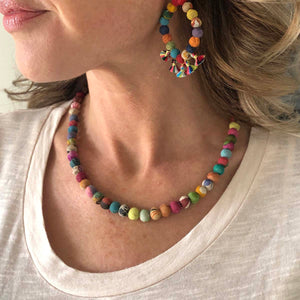 Classic Kantha Strand Necklace