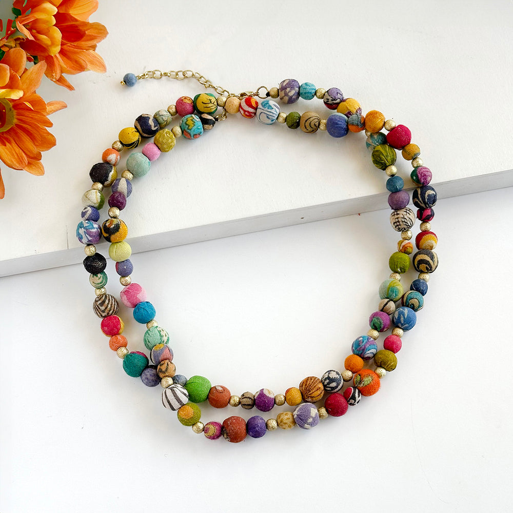 Kantha Sonnet Necklace