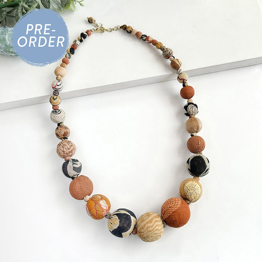 Kantha Desertscape Necklace