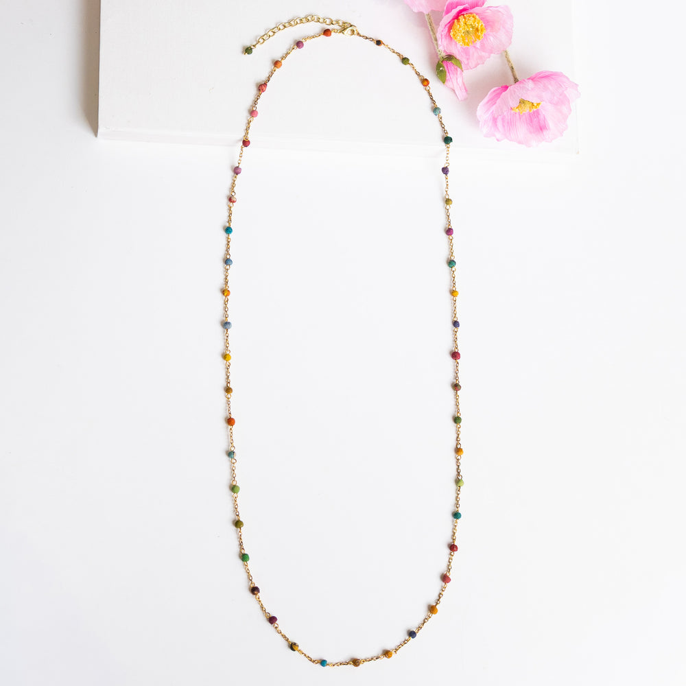 Dotted Kantha Milieu Necklace