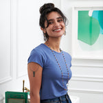 Dotted Kantha Milieu Necklace