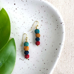 
            
                Load image into Gallery viewer, Quatre Kantha Earrings
            
        