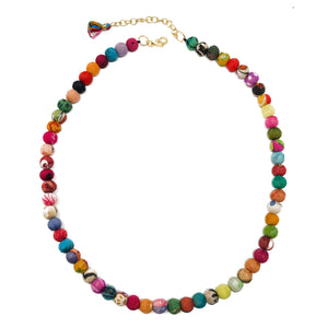 Classic Kantha Strand Necklace