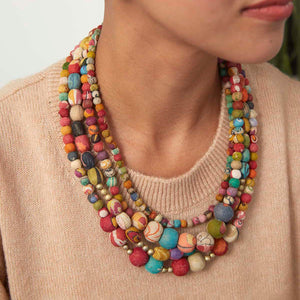 
            
                Load image into Gallery viewer, Kantha Aura Necklace
            
        