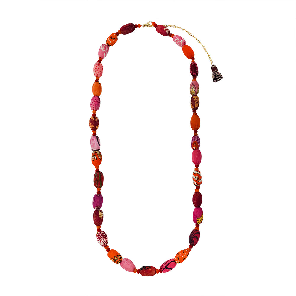 
            
                Load image into Gallery viewer, Kantha Fiesta Necklace
            
        